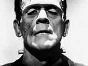 Promotional photo of Boris Karloff from The Bride of Frankenstein as Frankenstein's monster.