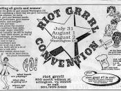 Riot Grrrl Convention, 1992