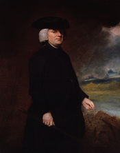 William Paley, by George Romney (died 1802). See source website for additional information. This set of images was gathered by User:Dcoetzee from the National Portrait Gallery, London website using a special tool. All images in this batch have been confir