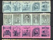 English: Church attendance stamps.