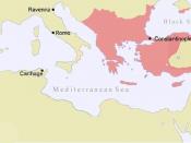 The Byzantine Empire under Manuel I, c. 1180