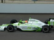 Alex Lloyd practices for the 2008 Indianapolis 500.