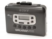English: A Sony WM-FX421 Walkman, for stereo cassettes.