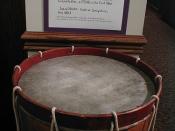 Drum from the Battle of Gettysburg