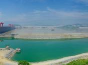 Three Gorges Dam is the largest hydro-electric power station.