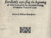 William Shakespeare, Troilus and Cressida: 1609 quarto, title page