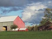 A barn in southern Ontario, Canada