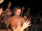 English: Iggy Pop performing with The Stooges at Beale St. Music Festival, Memphis in May 2007. Photo by Bill Dierssen