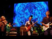 Clapton performing with The Allman Brothers Band at the Beacon Theater