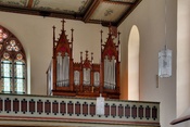 English: Hausen im Wiesental: catholic church, organ Deutsch: Hausen im Wiesental: Katholische Kirche, Orgel auf der Westempore
