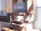 Positive organ in Karlskrona Admiralty Church, Sweden
