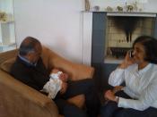 Grandparents Virji visit Laila