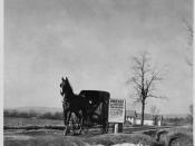 Lancaster County, Pennsylvania. This is an Old-Order Amish carriage. - NARA - 521136