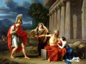 English: Painting: Oedipus at Colonus, by Jean-Antoine-Théodore Giroust. Current location: Dallas Museum of Art
