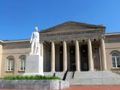 English: The District of Columbia Court of Appeals, historically known as District of Columbia City Hall and District of Columbia Courthouse, located at 451 Indiana Avenue, N.W., in the Judiciary Square neighborhood of Washington, D.C. Designed in 1820 by