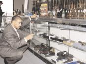 ATF inspector at a federally licensed gun dealer