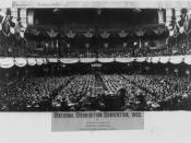 1892 Prohibition Party convention, Cinncinnati. Note: The 1892 National Prohibition Convention was held in Cincinnati, Ohio. This photo was made by a firm located in Indianapolis, Indiana, which explains why the Library of Congress information below refer