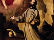 Francisco de Zurbarán - St Francis of Assisi Receiving the Stigmata - WGA26078