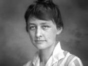 Georgia O'Keeffe during her time at the University of Virginia