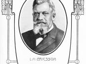 English: Swedish inventor Lars Magnus Ericsson (1846-1926). Picture taken from the frontpage of Hvar 8 dag #34 1906.