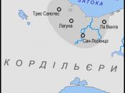 English: Olmec Heartland Map (ukrainian)