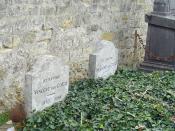 Vincent and Theo buried together in Auvers-sur-Oise. Vincent's stone bears the inscription: Ici Repose Vincent van Gogh (1853–1890), Theo's Ici Repose Theodore van Gogh (1857–1891)