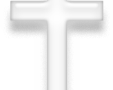 Symbol of Christianity, white version.