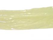 Photograph of unrolled Durex condom