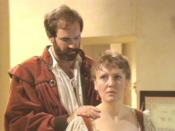 John Cleese and Sarah Badel in the BBC Shakespeare adaptation