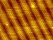 Image of reconstruction on a clean Gold(100) surface