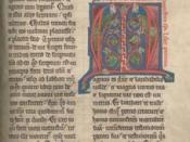 A 13th century manuscript from Augustine's book VII of Confessions criticizing Manichaeism.