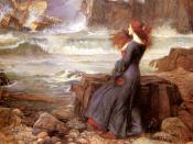 Miranda by John William Waterhouse. Tchaikovsky wanted to focus his tone poem The Tempest primarily on her.