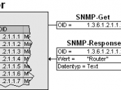 SNMP-Kommunikation zwischen Manager und Agenten