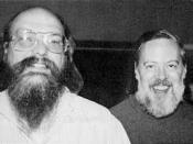 Photo of Unix creators Ken Thompson (left) and Dennis Ritchie (right) from the latest edition of the Jargon File