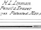 English: From US Patent 19783 Combination of Lead-Pencil and Eraser by L. Lipman, March 1958.
