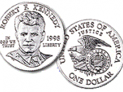 English: 1998 Robert Kennedy Silver Dollar.