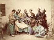 English: Samurai of the Chosyu clan, during the Boshin War period