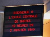 Français : Bug de l'an 2000 : la pendule indique Janvier 1900 au lieu de Janvier 2000