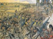 English: The French storming redoubt #9 during the Siege of Yorktown Category:Campaigns of the American Revolutionary War