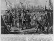 English: Yorktown. Surrender of lord Cornwallis 1781 Français : Reddition de Cornwallis au lendemain de Yorktown, 1781