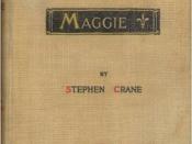 Cover of the 1896 first trade edition of Maggie: A Girl of the Streets