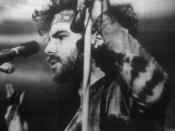 English: Crop and slight edit (to remove Spectrum logo) of File:Jerry Rubin - Spectrum 13Mar1970.jpg. Jerry Rubin speaking at the University at Buffalo on 10 March 1970.