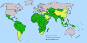 Third world countries map world 2