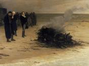 The Cremation of Percy Bysshe Shelley, by Louis Édouard Fournier.