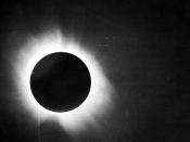 Eddington's photograph of a solar eclipse, which confirmed Einstein's theory that light 
