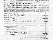 Lee Harvey Oswald Funeral Service Order and Agreement