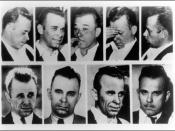 English: Many different faces of Dillinger