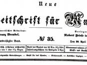 Front page banner of NZM, issue of 30 April 1850.