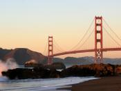 English: Baker Beach and Golden Gate Bridge