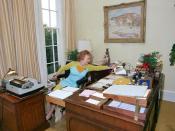Rose Mary Woods (1917-2005), Richard Nixon's secretary.